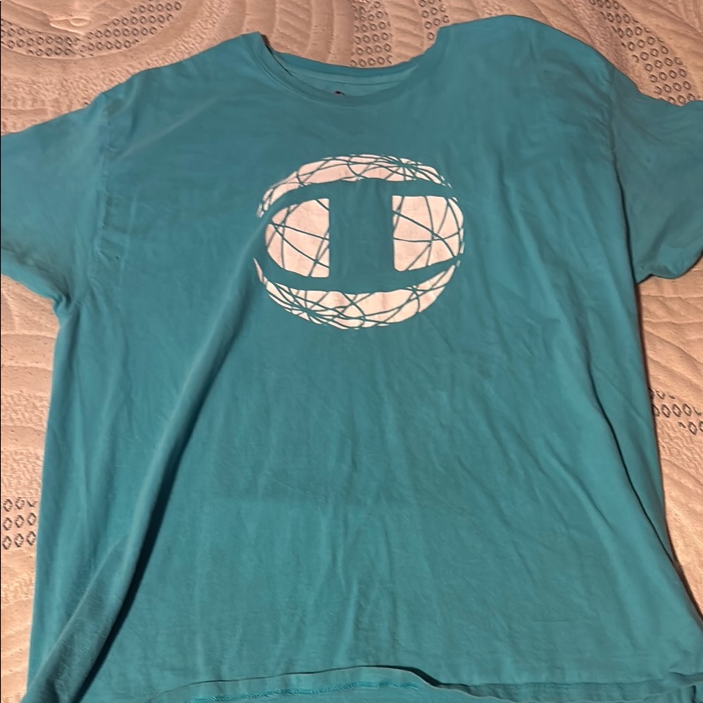 Champion Turquoise Short Sleeve Tee